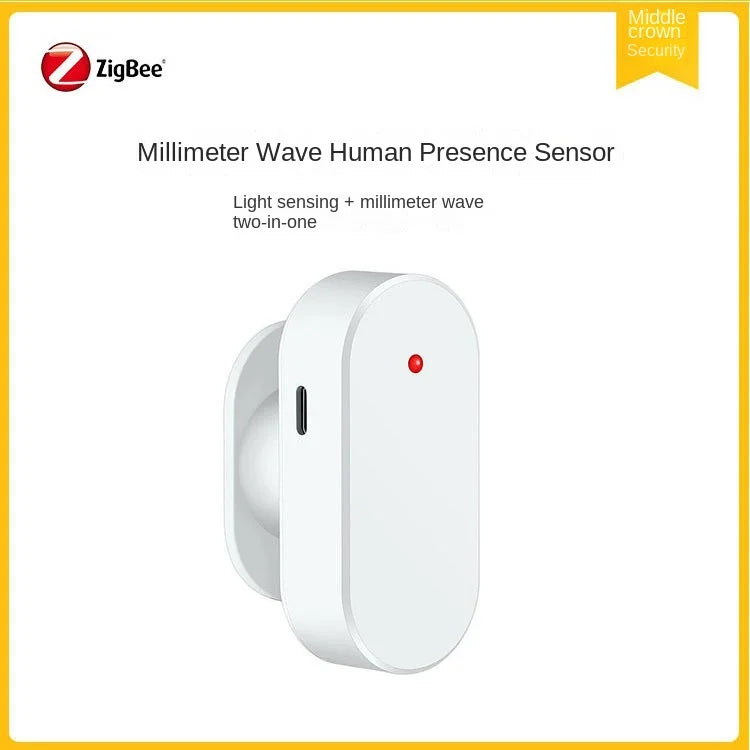 Assistente residencial com suporte para WiFi Zigbee, detector de presença corporal humana por ondas milimétricas, display OLED, barra USB para uso em hotéis Android