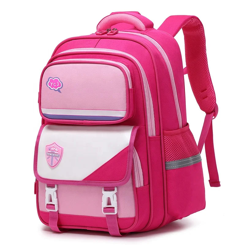 Mochilas escolares impermeáveis ​​de 16 polegadas, mochilas escolares para crianças, meninos e meninas, alunos do ensino fundamental