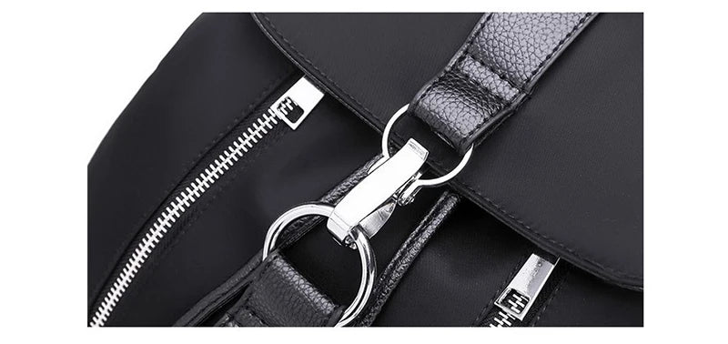 Mochila feminina de designer de alta qualidade em nylon, bolsa feminina fashion, mochila escolar de grande capacidade, bolsa de viagem casual