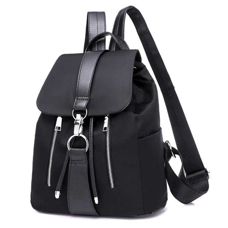 Mochila feminina de designer de alta qualidade em nylon, bolsa feminina fashion, mochila escolar de grande capacidade, bolsa de viagem casual