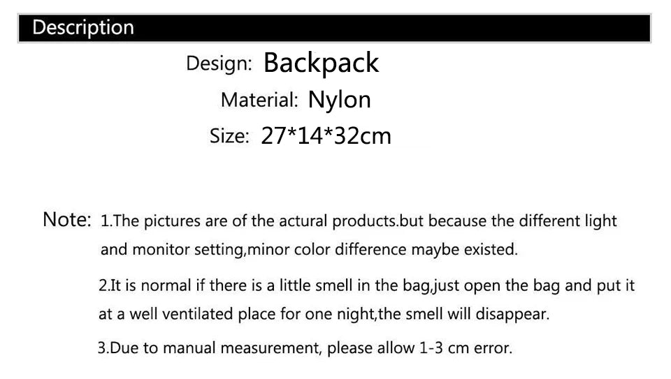 Mochila feminina de designer de alta qualidade em nylon, bolsa feminina fashion, mochila escolar de grande capacidade, bolsa de viagem casual