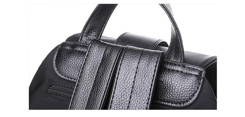 Mochila feminina de designer de alta qualidade em nylon, bolsa feminina fashion, mochila escolar de grande capacidade, bolsa de viagem casual