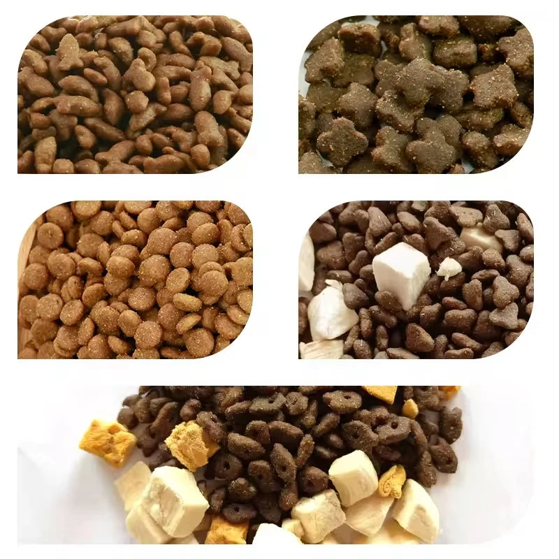 Fábrica de ração chinesa OEM para gatos, alta nutrição, 10 kg, sabor frango, ração seca, bom preço, sem grãos, atacado, fornecimento a granel