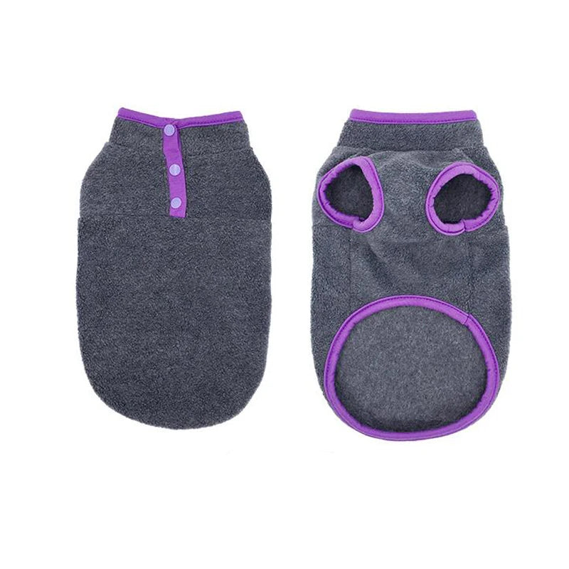 Casaco de lã quente para gatos e filhotes, roupas para cães pequenos e médios, fantasia de chihuahua e buldogue francês, colete para animais de estimação, outono e inverno