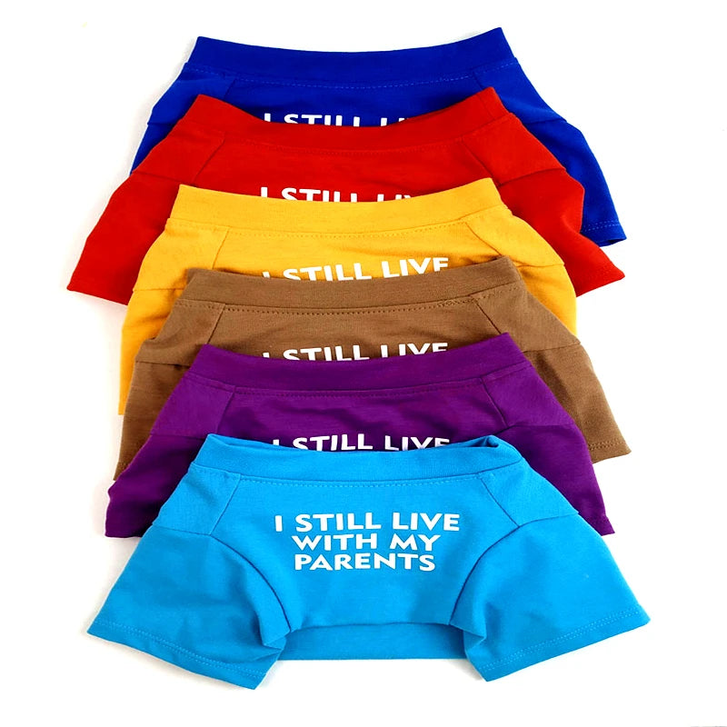 Roupas para cães, gatos e outros animais de estimação, coletes, roupas para cães pequenos, roupas de algodão da moda para buldogue francês, camiseta para animais de estimação, fantasia de chihuahua