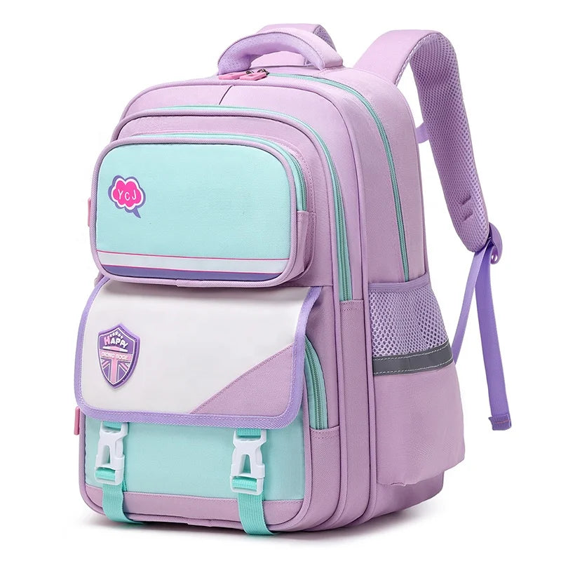 Mochilas escolares impermeáveis ​​de 16 polegadas, mochilas escolares para crianças, meninos e meninas, alunos do ensino fundamental