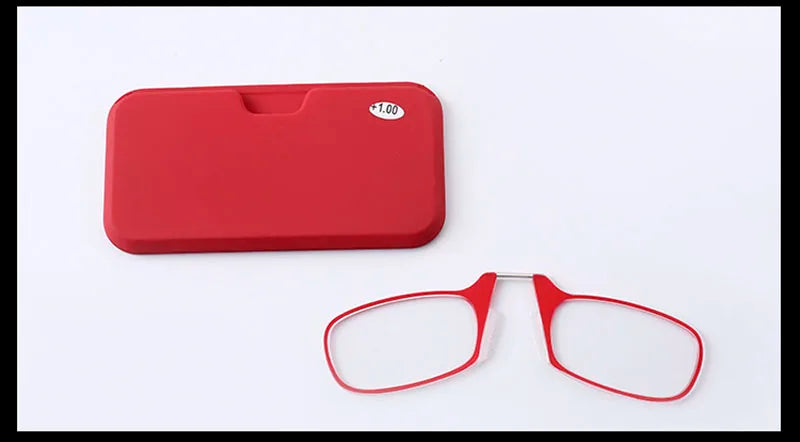 wholesale  presbyopic  silicon mini clip nose bridge  Portable 3M stick on phone  reading glasses 1.0 to 3.5
