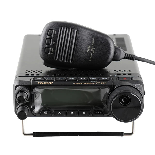 YAESU FT-891HF+50 MHz Rádio Móvel de Modo Completo 100 W Rádio Bidirecional de Alta Potência Walkie Talkie Longo Alcance 100 km Estação Base Móvel