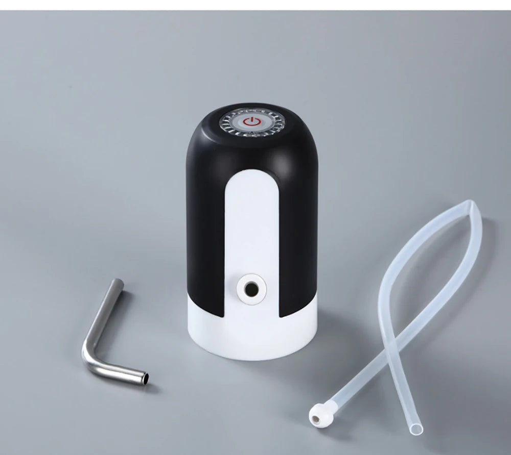 Bomba para garrafa de água com carregamento USB, dispensador elétrico automático de água, bomba para garrafa de água, interruptor automático, dispensador de bebidas