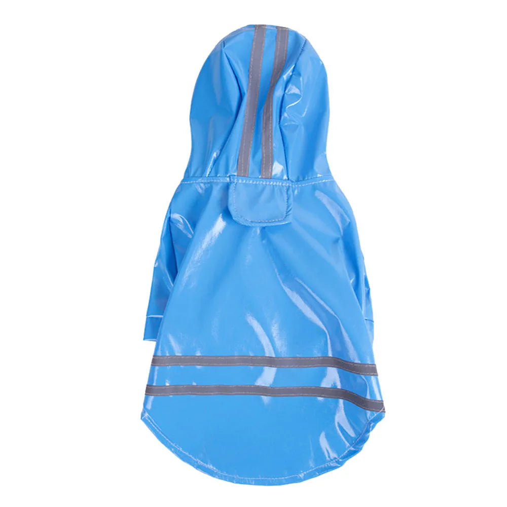 Capa de chuva para cachorro, roupas refletivas para filhotes de estimação, jaqueta de chuva para cachorro pequeno, à prova d'água, yorkshire, poodle, bichon, pomeranian, schnauzer, corgi