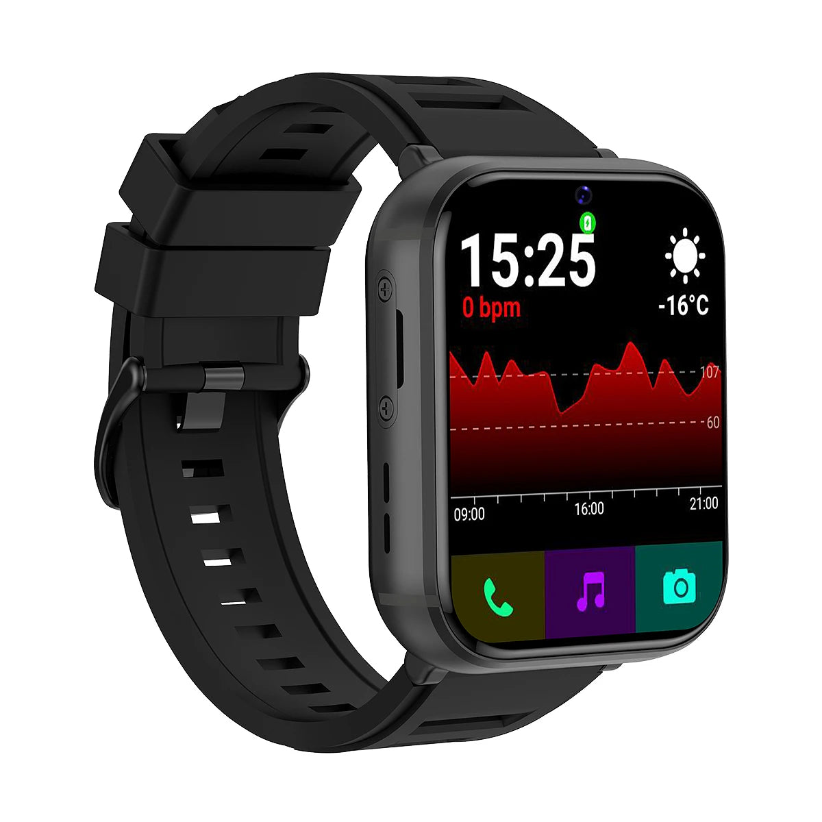 Navegador GPS de 2,08 polegadas, Wi-Fi, Bluetooth, Música, Vídeo, Chamada, Câmera HD, 4G, SIM, Android, Aplicativo, Download, Relógio Inteligente Esportivo