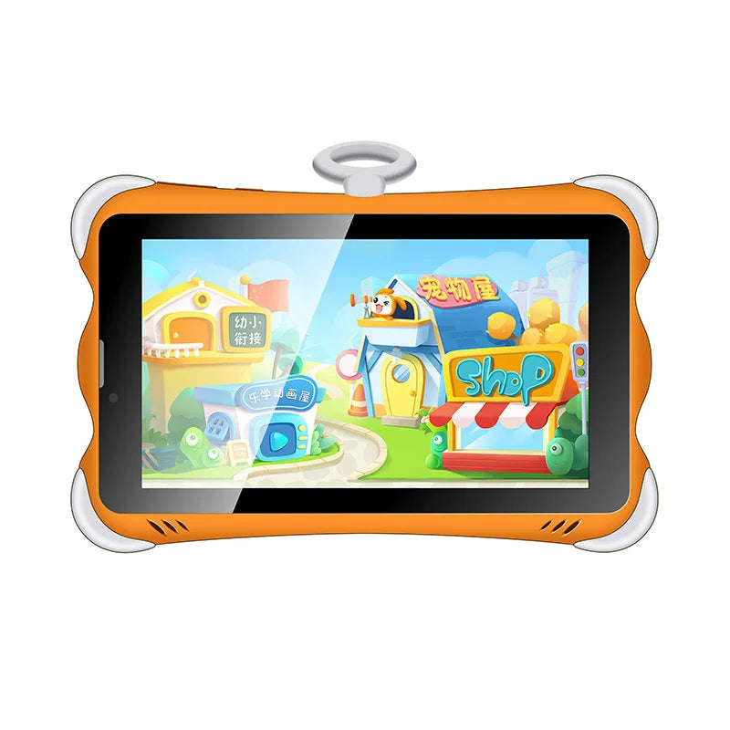 Tablet infantil Wintouch K712 com sistema Android 10, novo modelo, 7 polegadas, 2 GB, 16 GB de ROM, tablet para jogos Android com slot para cartão SIM