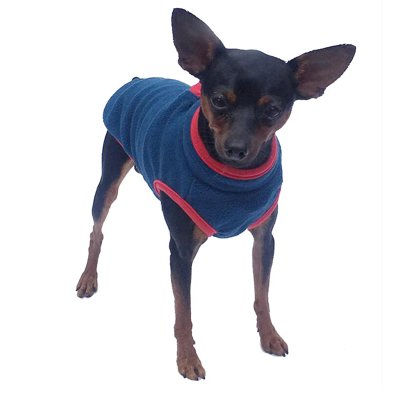 Casaco de lã quente para gatos e filhotes, roupas para cães pequenos e médios, fantasia de chihuahua e buldogue francês, colete para animais de estimação, outono e inverno
