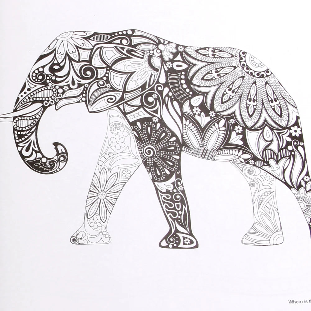 1 peça 24 páginas mandalas livro de colorir de flores para crianças e adultos aliviar o estresse matar o tempo grafite pintura desenho arte livros