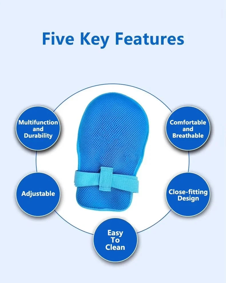 Luvas de gerenciamento de demência em promoção de fábrica, vários designs, contenção física, alternativa para cuidadores, luvas de jardim, equipamentos de proteção