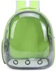 Mochila transparente para transporte de animais de estimação, grande capacidade, portátil, para cães e gatos, com zíper, respirável e resistente para transporte em viagens