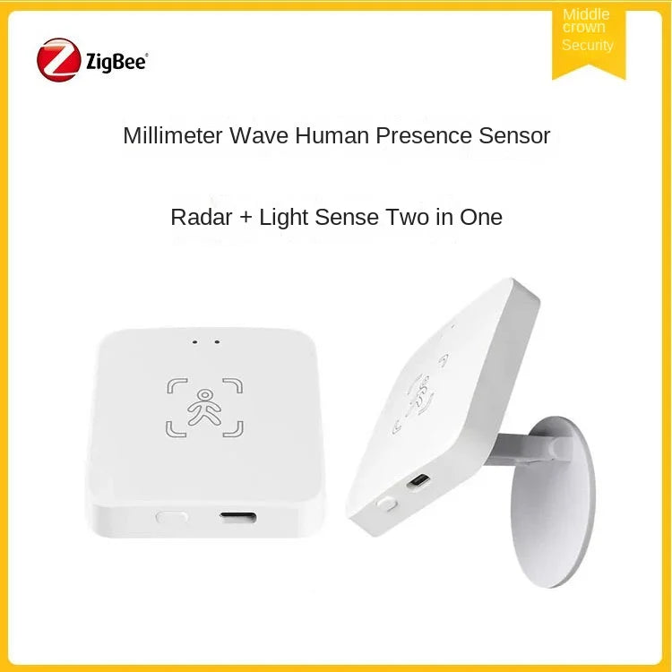 Assistente residencial com suporte para WiFi Zigbee, detector de presença corporal humana por ondas milimétricas, display OLED, barra USB para uso em hotéis Android