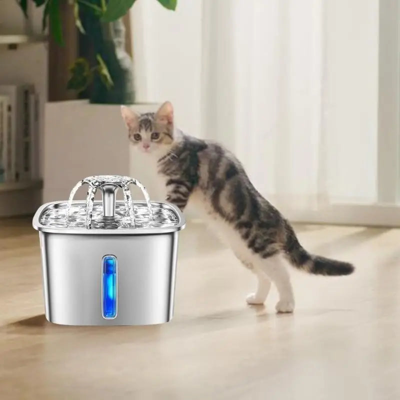 G92C 2.6L Dispensador Automático de Água para Animais de Estimação Bebedouro para Cães e Gatos