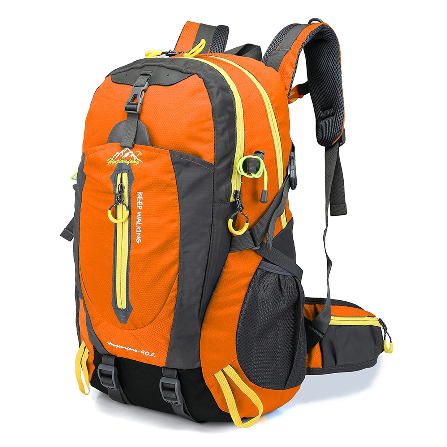 Mochila de viagem resistente à água de 40L para acampamento, caminhada, laptop, mochila de caminhada, escalada, mochilas para homens e mulheres, suprimentos para caminhada