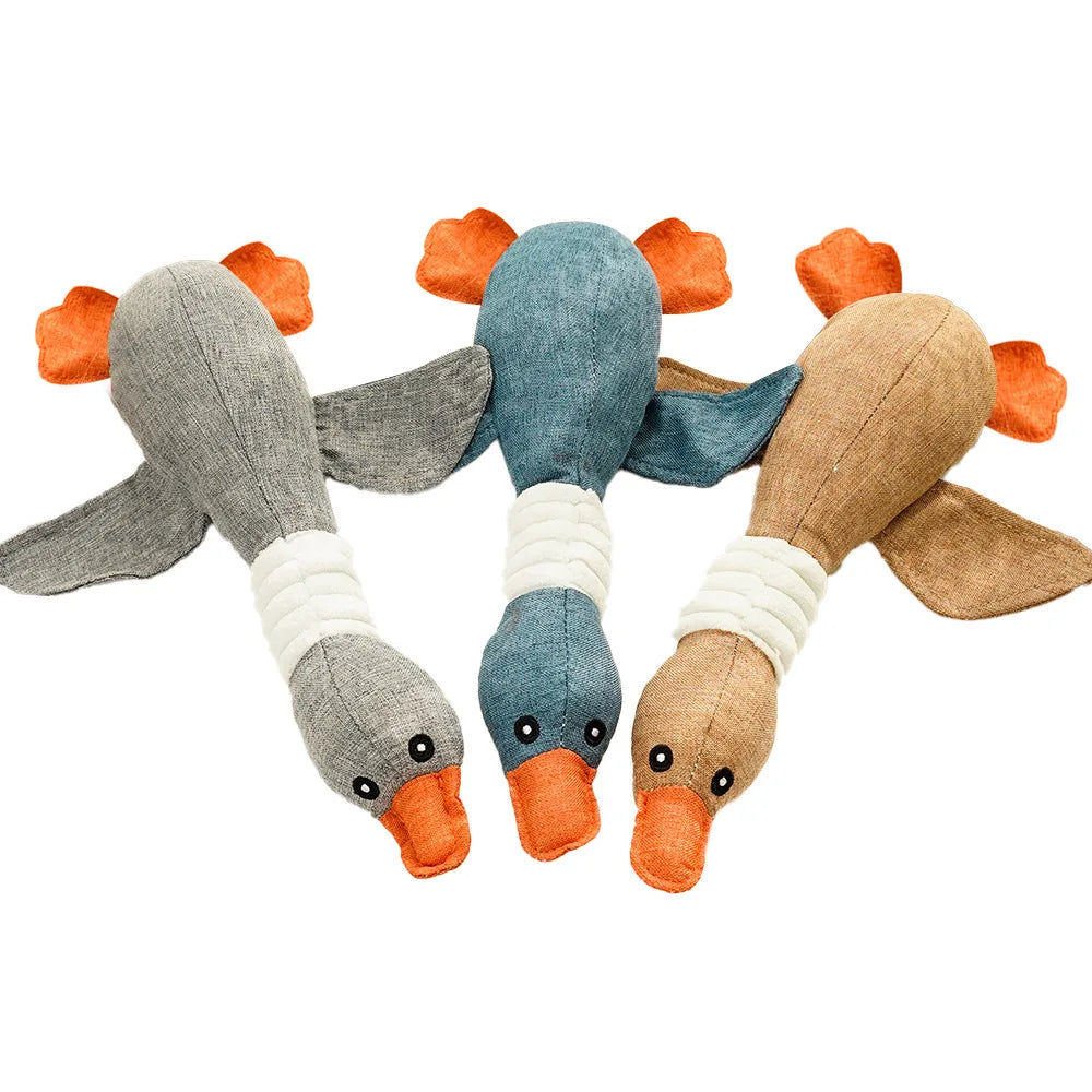 Brinquedos para animais de estimação Gansos Resistente a mordidas de som Ranger de dentes Limpeza de dentes para cães e gatos Suprimentos para animais de estimação