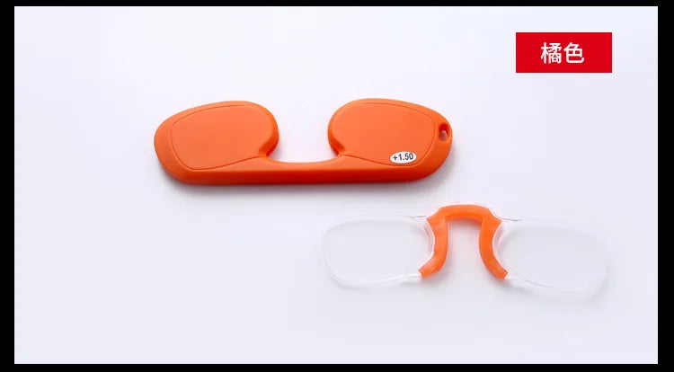 wholesale  presbyopic  silicon mini clip nose bridge  Portable 3M stick on phone  reading glasses 1.0 to 3.5