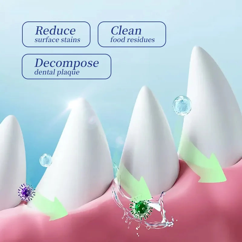 Pó de limpeza dental 80g para cães e gatos, limpeza bucal, limpeza dos dentes, mau hálito, mau hálito de animais de estimação, pó de limpeza dental