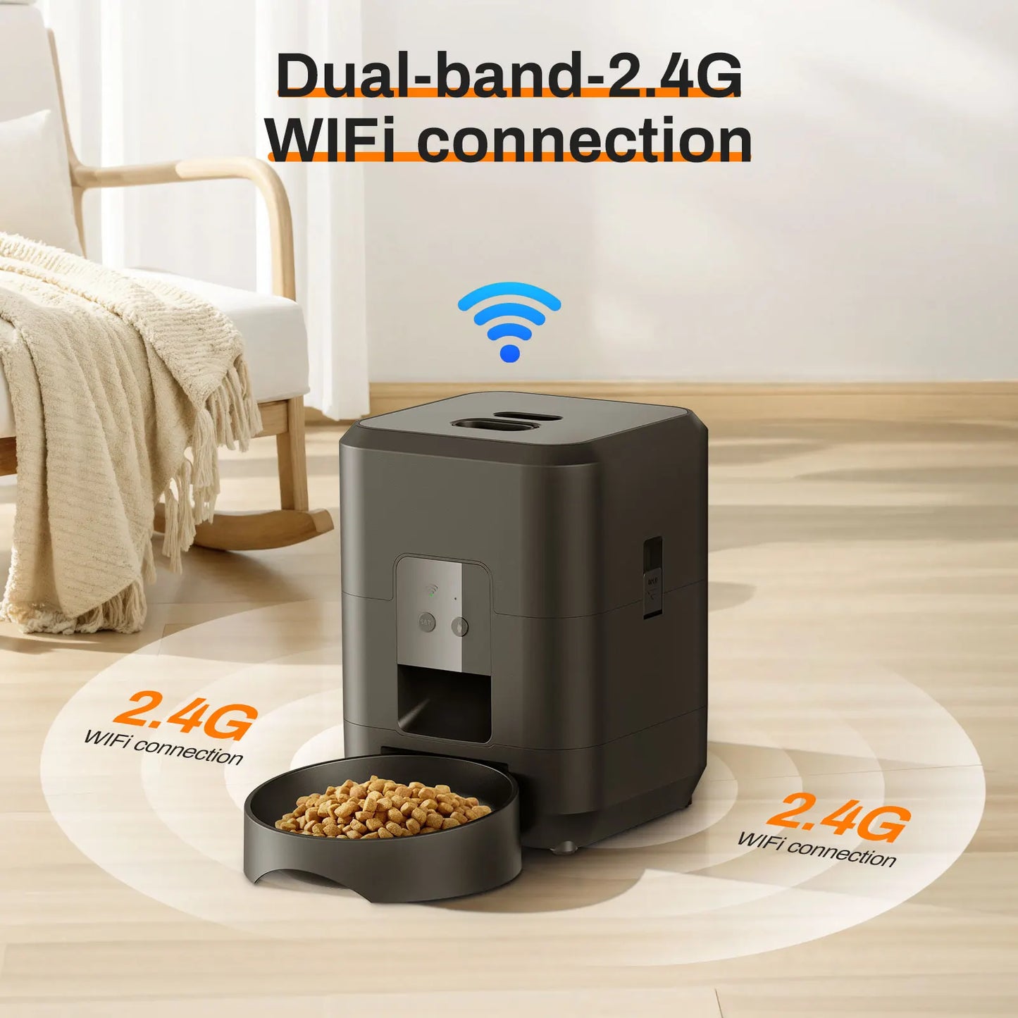 Smart Pet Feeder Automatic Cat Feeder Dog Slow Food Machine With Timed Quantitative Automatic Cat Food Dispenser Cat Dog Bowl.pet shop