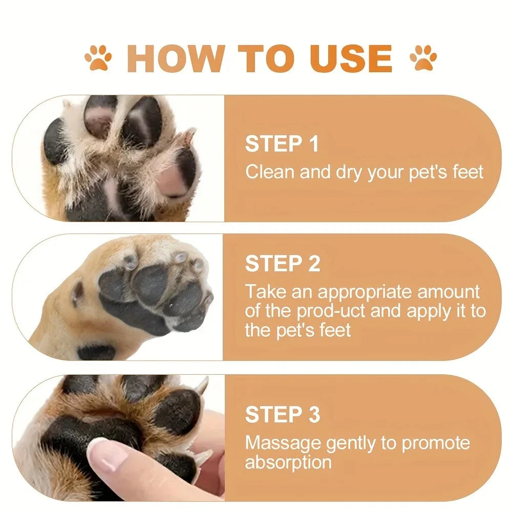Bálsamo para patas de cachorro - Calmante para focinho que não irrita a pele - Hidratante, calmante e nutritivo - Previne rachaduras e feridas - Creme para patas de cachorro com cera, óleo, manteiga e extrato