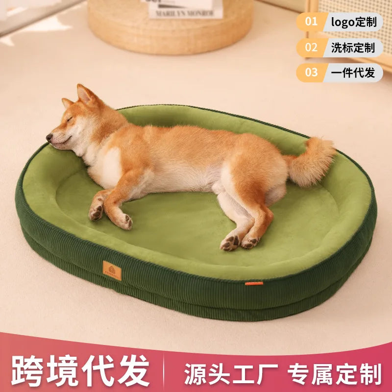 Winter Dog Kennel, Universal for All Seasons, Removable and Washable for Sleeping, Pet Mat, Sofa for Keeping Warm in Winter