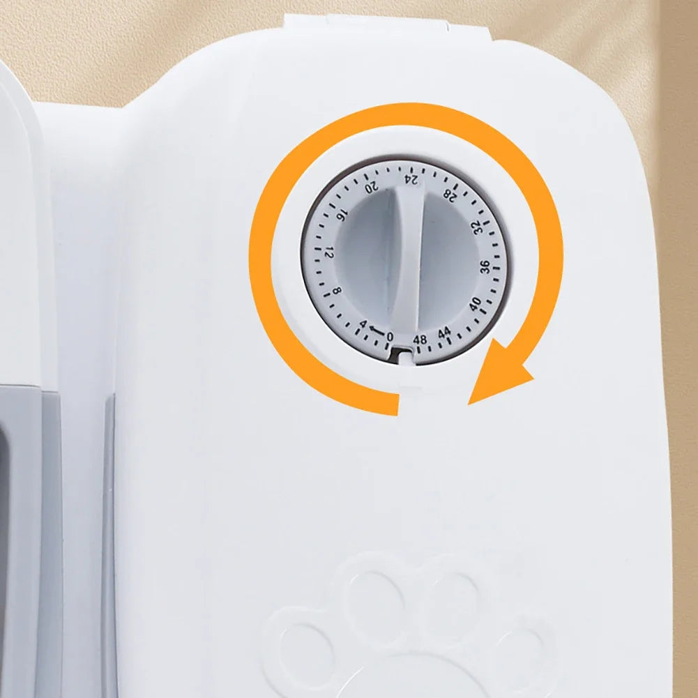 Automatic Cat Feeder Timed Pet Food Dispenser For Wet Dry Food 48 Hour Timed Smart Pet Feeder For Cats Dogs Pet Products