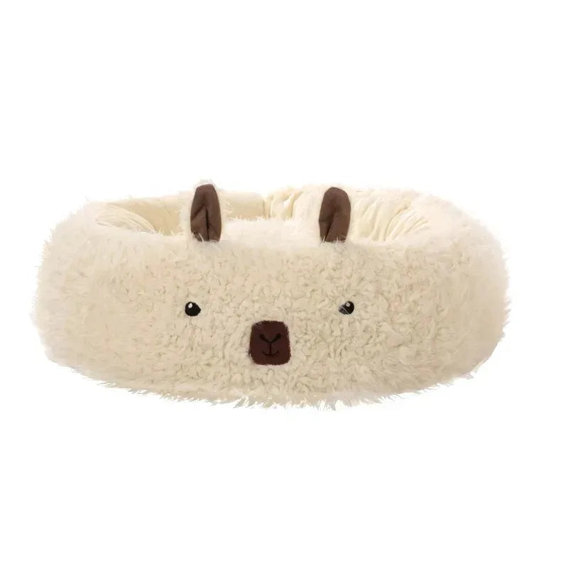 Bed for Cats Warm Cushions Accessories Pet Products Winter Supplies Dog Mat Goods Things Beds Accessory Puppy Basket House