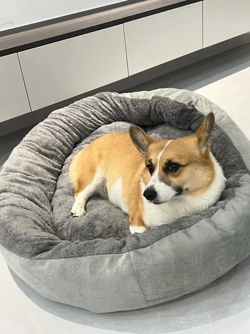 Cama macia e quente para cães, cesta para animais de estimação, casa para gatos, sofá para cães de médio e grande porte, almofada para cama de cachorro, casa para animais de estimação, acessórios e suprimentos 2025novo