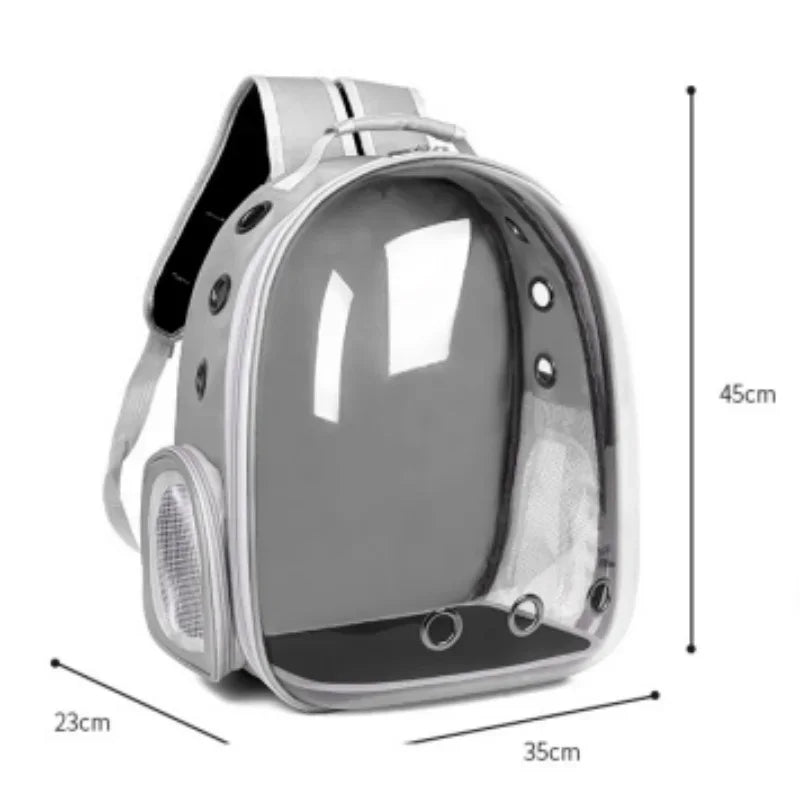 2025 Nova Cápsula Espacial Transparente Bolsa para Gatos Bolsa de Ombro Respirável Bolsa Portátil para Gatos Suprimentos para Animais de Estimação Mochila para Animais de Estimação