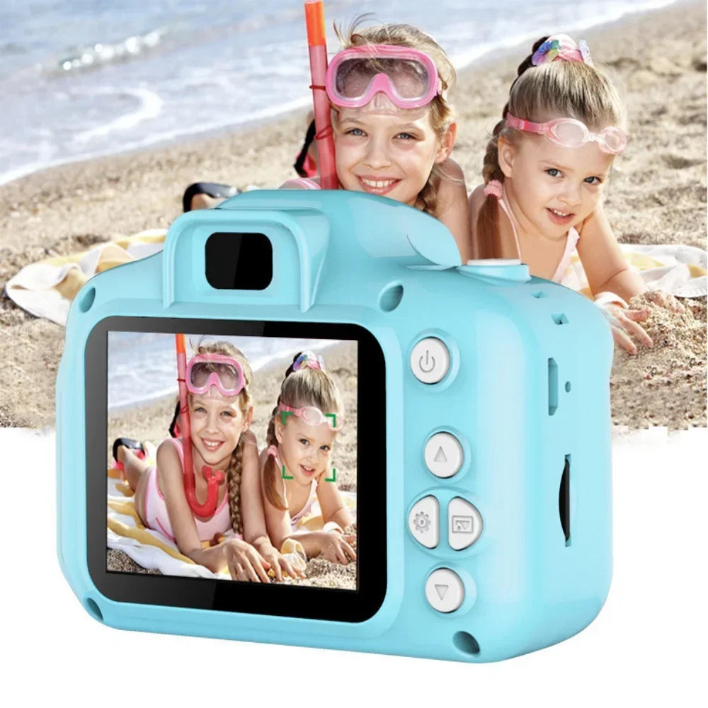 X2 Mini Câmera Digital Infantil Pode Tirar Fotos e Vídeos Linda Câmera Pequena Fotografia Presente de Aniversário para Crianças Brinquedos para Crianças