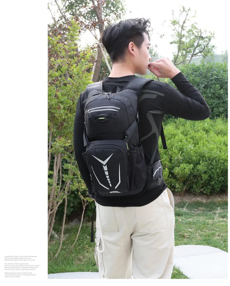 Mochila de hidratação para bicicleta 20L, masculina, à prova d'água, para ciclismo, esportes ao ar livre, viagens, caminhadas, trekking, MTB, mochila para bicicleta, bolsa d'água