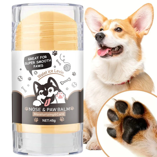 Bálsamo para patas de cachorro - Calmante para focinho que não irrita a pele - Hidratante, calmante e nutritivo - Previne rachaduras e feridas - Creme para patas de cachorro com cera, óleo, manteiga e extrato