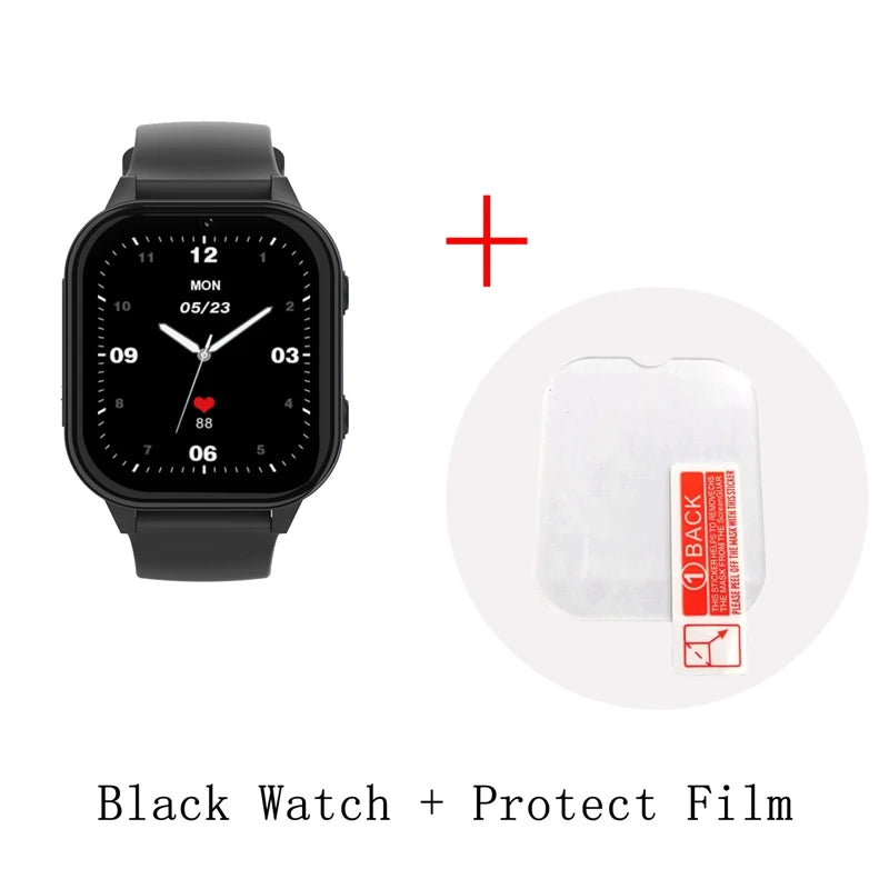 Relógio inteligente infantil Wonlex 4G SOS GPS WiFi Relógio de pulso Whatsapp KT19Pro Android 8.1 com câmera de chamada de vídeo Monitor Smartwatch infantil