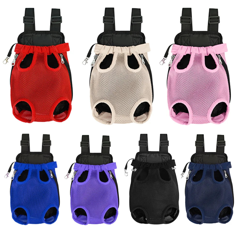 Bolsa de transporte ajustável para gatos, mochila de ombro duplo para animais de estimação, bolsa portátil para viagens ao ar livre, acampamento, caminhada, bolsa para gatos e cachorros