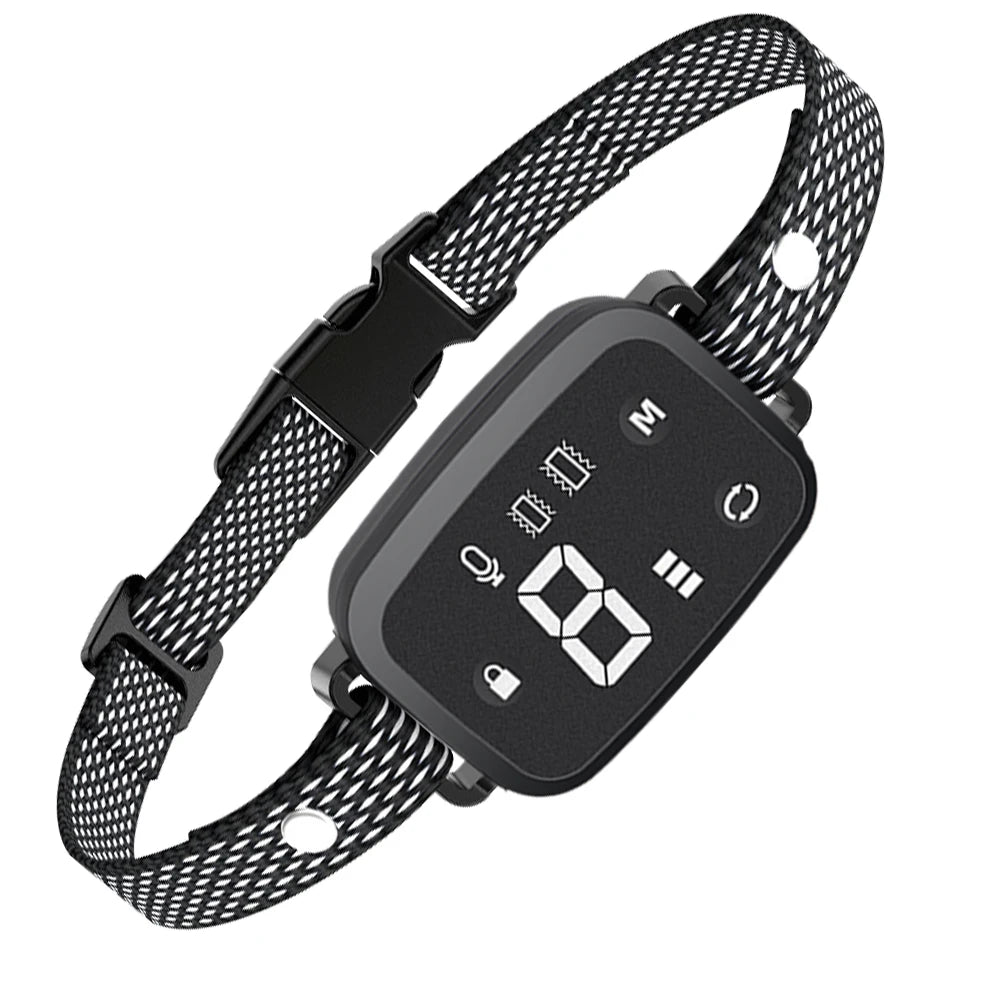 Automatic Anti Bark Dog Collar for Puppies Waterproof Rechargeable Dog Effective Stop Barking Training Collar Double Vibration