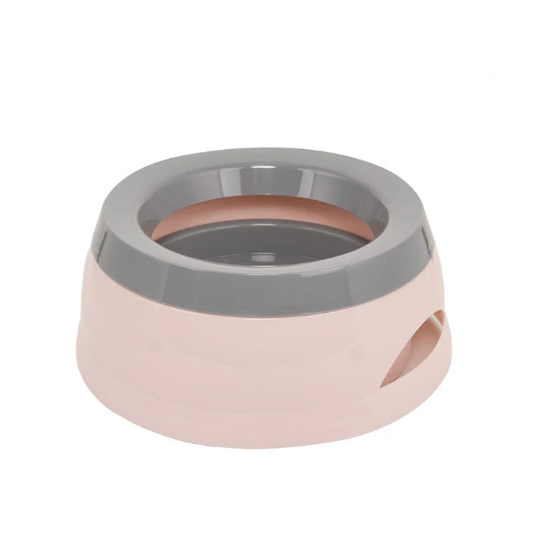 Tigelas flutuantes para cães e gatos, tigelas portáteis de plástico para gatos, tigelas flutuantes que não molham a boca e não derramam água potável, acessórios para cães