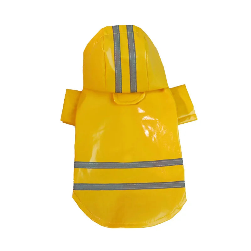 Capa de chuva para cachorro, capa impermeável e refletiva para animais de estimação, capa de chuva para filhotes, gatos, chihuahua, bulldog, animais de estimação, capa, poncho, fantasia