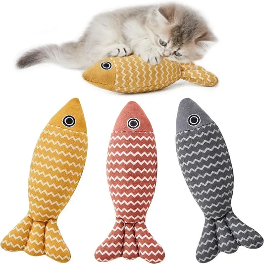 Brinquedos para gatos, brinquedos interativos para ranger os dentes, brinquedo de mastigar com catnip, formato de peixe, almofadas para animais de estimação, gatinhos, brinquedos para gatos, suprimentos para gatos