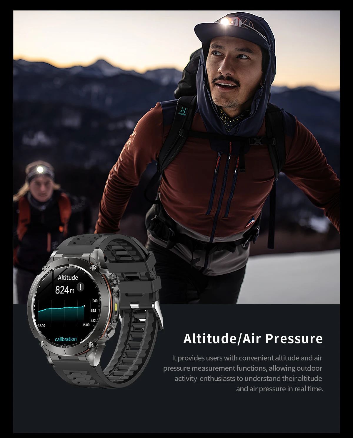 Novo relógio inteligente Xiaomi IOS Ultra GPS 2025, à prova d'água, 10ATM, com bússola GNSS de banda dupla integrada, esportivo militar, masculino, pulseira de natação