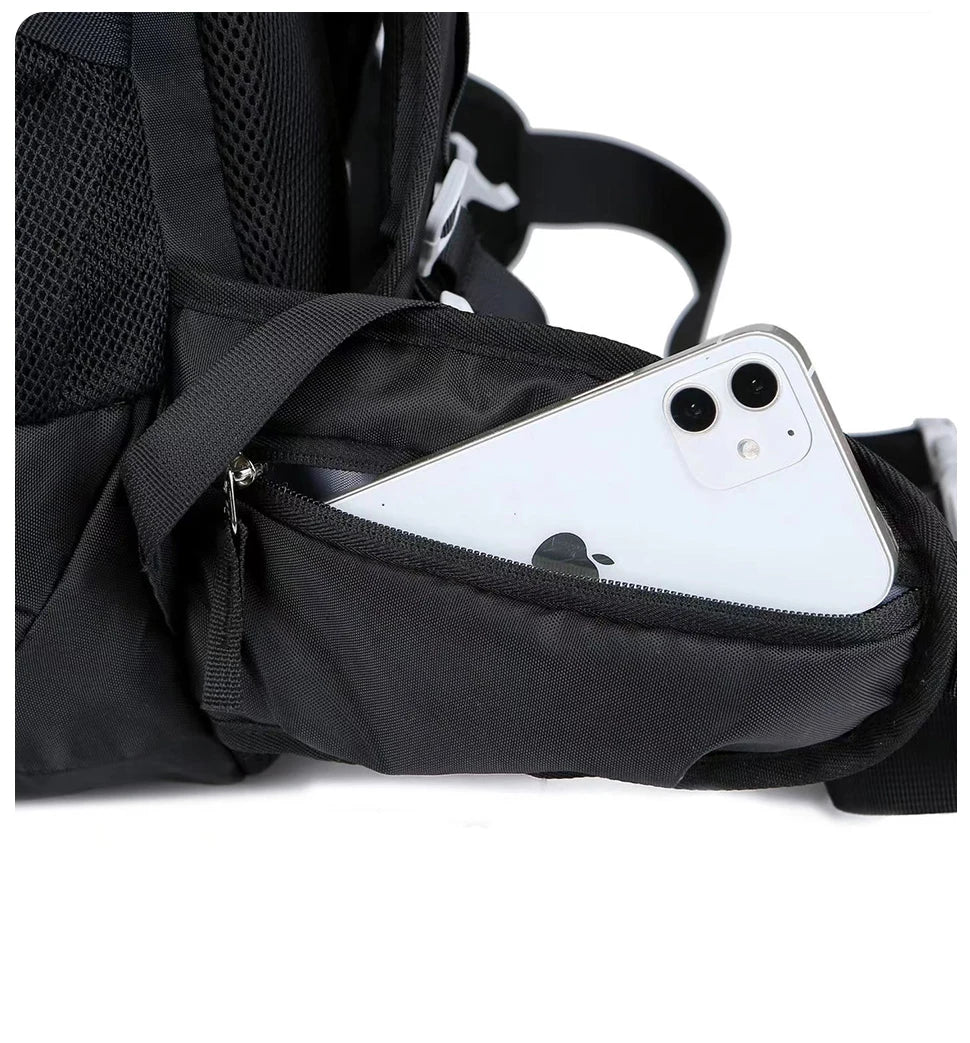 Mochila de caminhada WESTTUNE 50L com capa de chuva, bolsa multifuncional para montanhismo, mochila para atividades ao ar livre, para viagens, trekking e acampamento