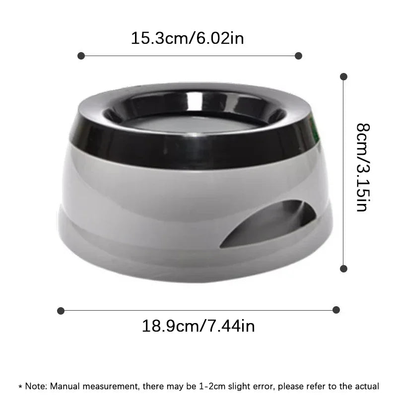 Tigelas flutuantes para cães e gatos, tigelas portáteis de plástico para alimentação de água potável, acessórios para atividades ao ar livre, tigelas para cães flutuantes que não molham a boca