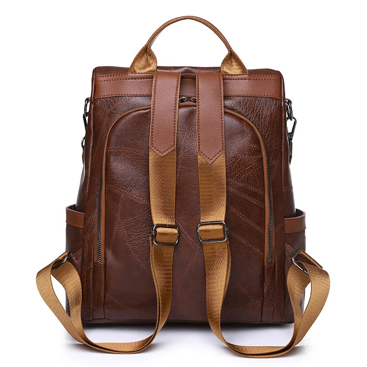 Mochila feminina da moda, bolsa de ombro, bolsa de viagem multifuncional, bolsa de mão, bolsa de mão, adequada para diferentes cenários