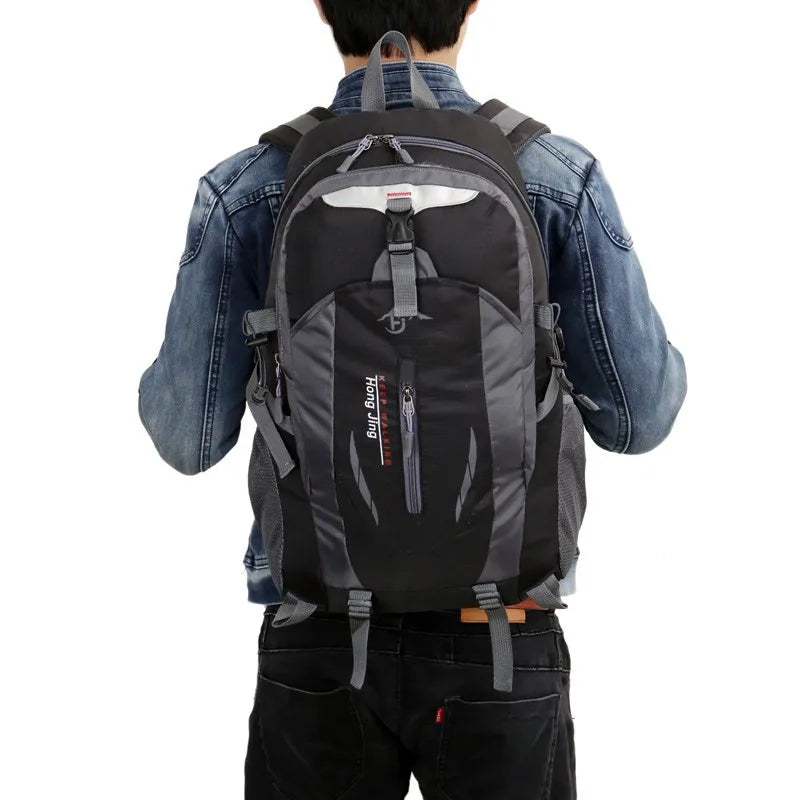 Mochila impermeável para caminhadas Mochila leve para viagens e montanhismo Mochila de alta capacidade Mochila para escalada