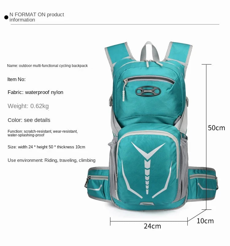 Mochila de hidratação para bicicleta 20L, masculina, à prova d'água, para ciclismo, esportes ao ar livre, viagens, caminhadas, trekking, MTB, mochila para bicicleta, bolsa d'água