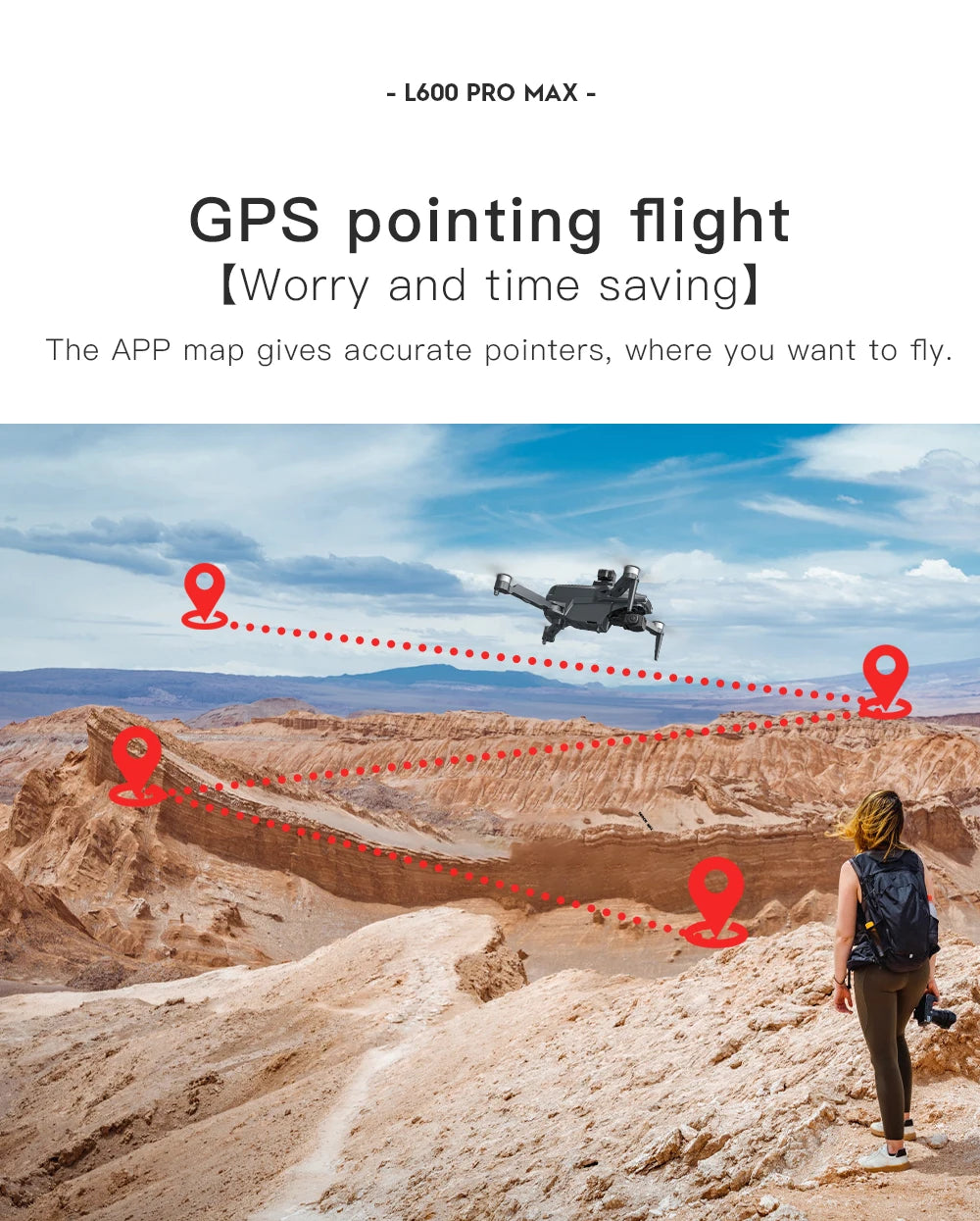 2025 Novo L600 PRO MAX GPS Drone 5KM 4K Profissional HD Câmera Dupla Gimbal de 3 Eixos 360 Evitação de Obstáculos Quadricóptero Sem Escovas Brinquedo