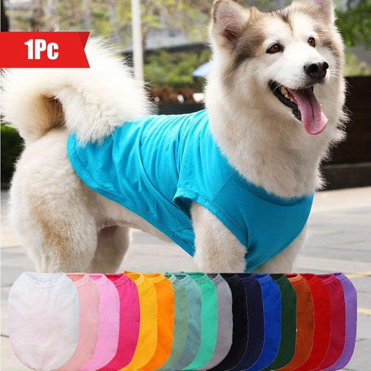 Colete de algodão para cachorro, 1 peça, roupas para animais de estimação para Golden Retriever, Samoieda, Labrador - Ajuste confortável para raças pequenas a grandes, algodão de pelúcia